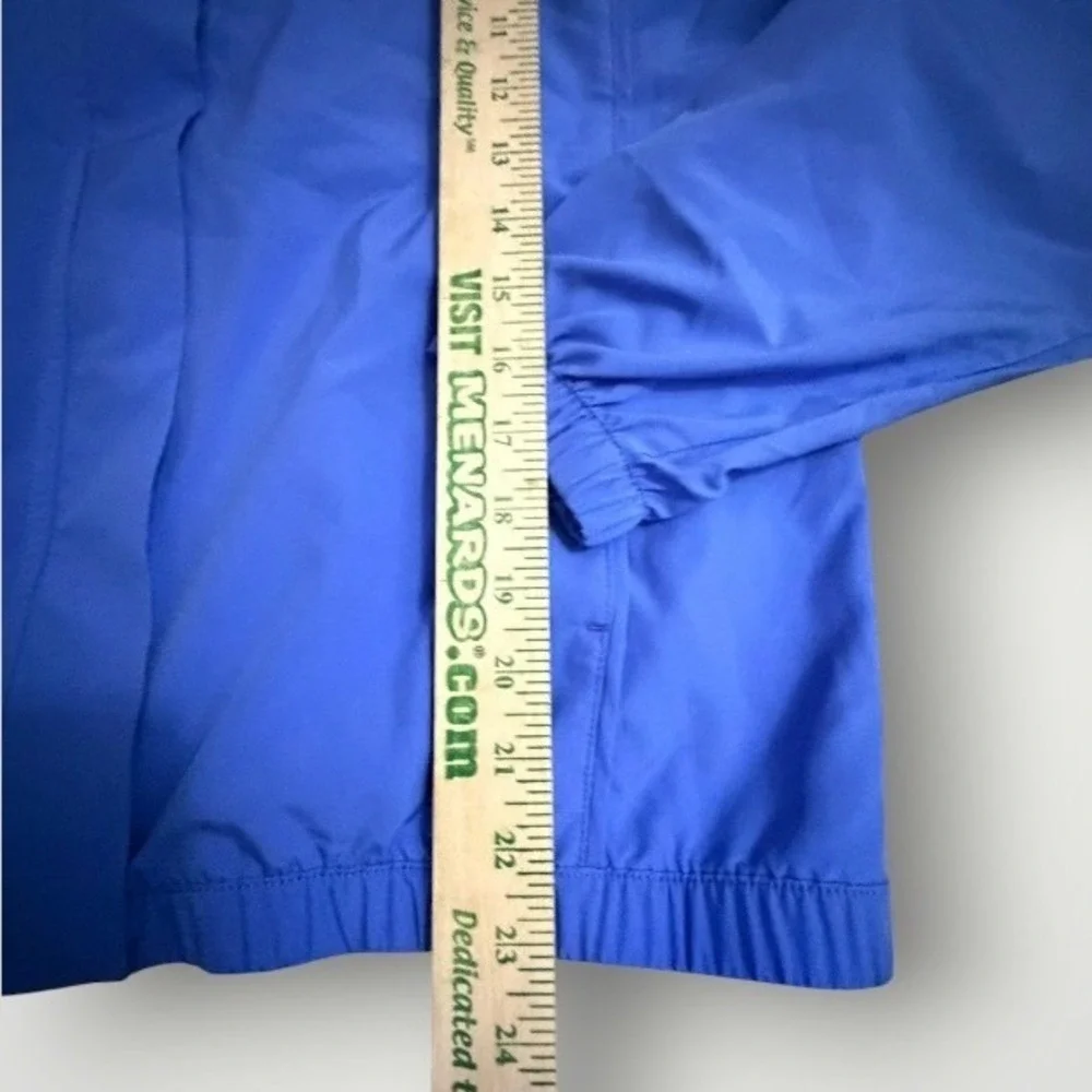 Nike One Dri-FIT Windbreaker Jacket Women Medium Blue Full Zip Athletic Sports